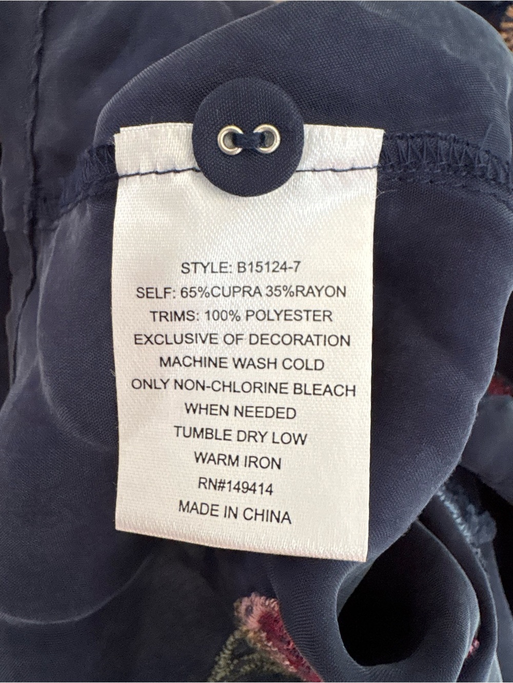 Johnny Was Biya embroidered blouse - Picture 5 of 6
